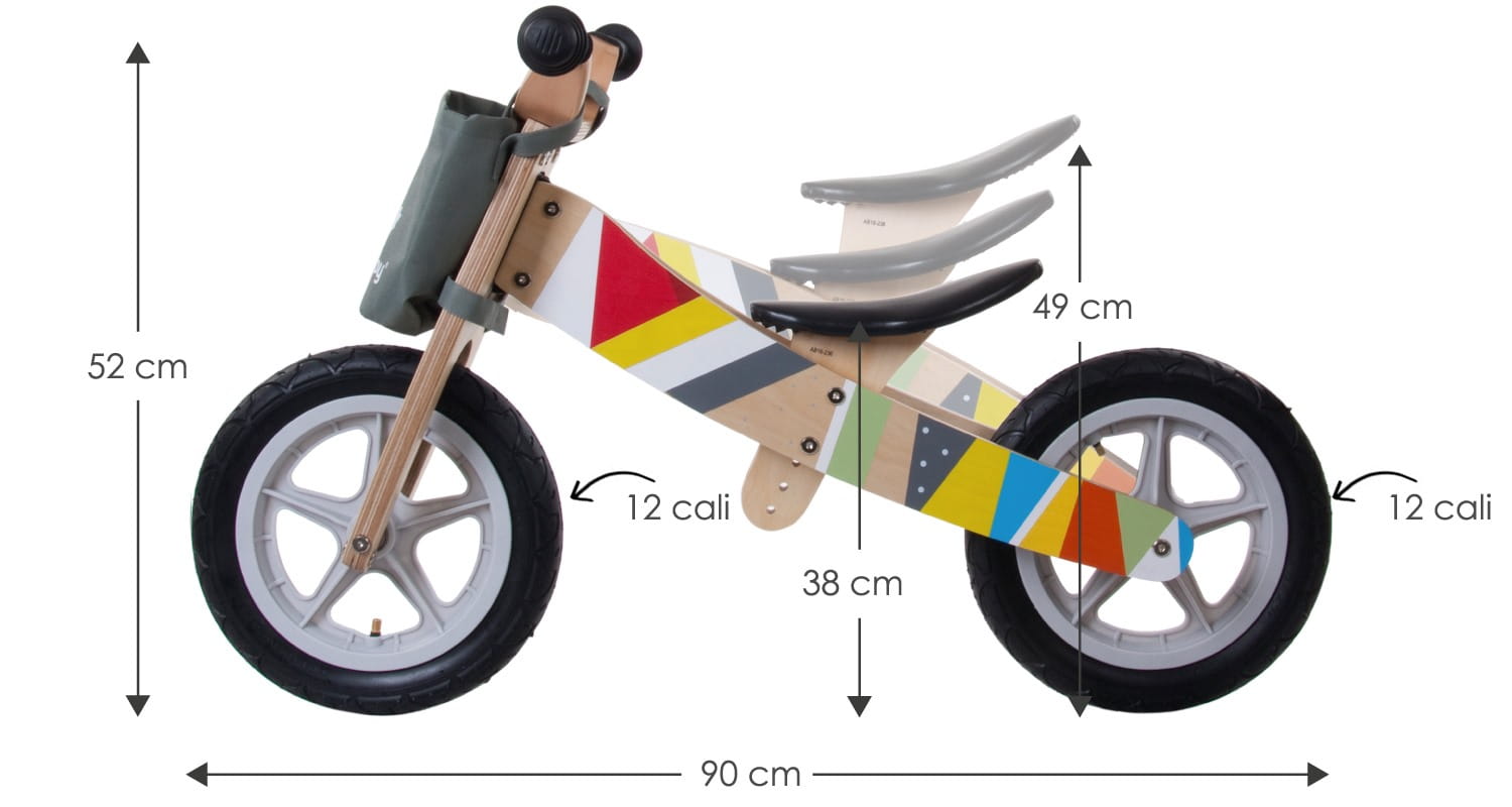 rowerek biegowy drewniany 2w1 sun baby dla dziecka prezent